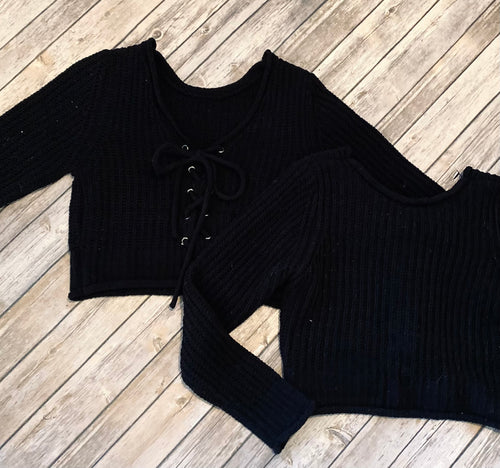 Back Tie Black