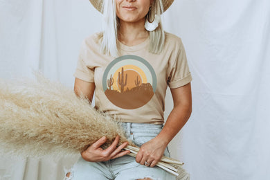 Retro Desert Sunset Tee