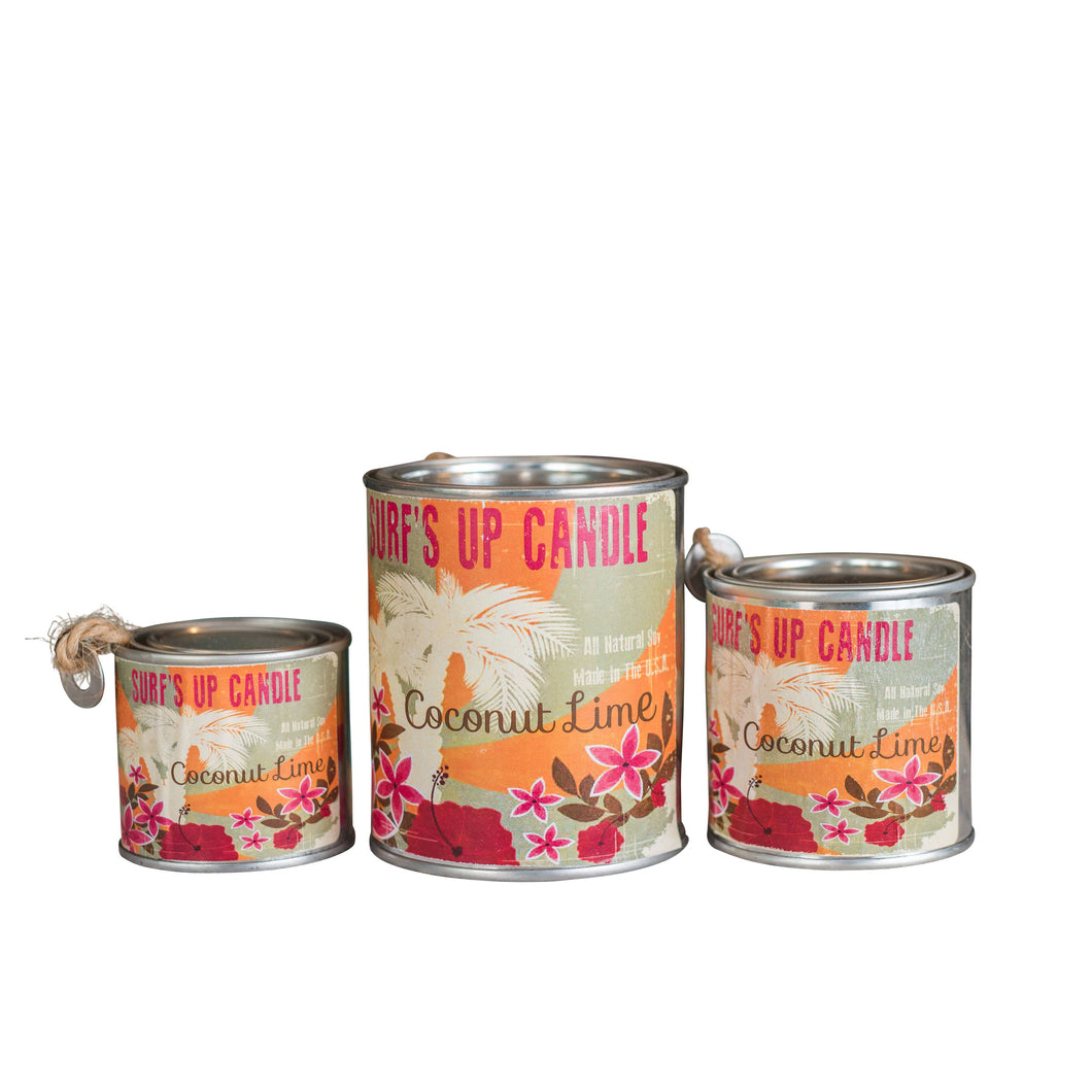 Coconut Lime Paint Can Candle