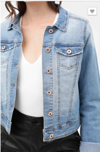 Vintage Distressed Denim Jacket Light