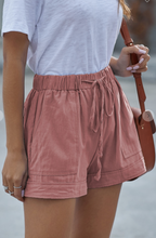 Pocket Tencel Shorts Pink