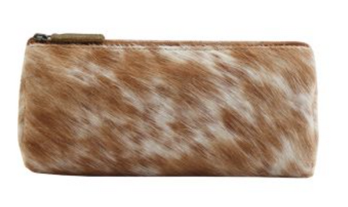 Sandy Leather and Hair Multi Pouch S 2699