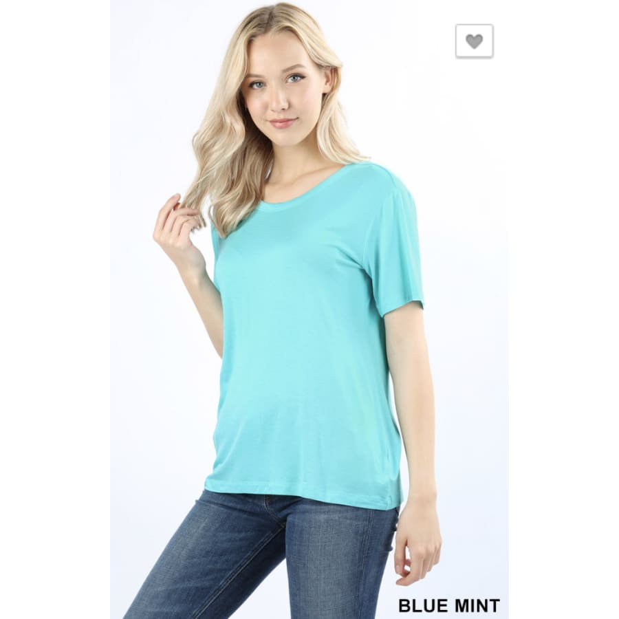 Basic Scoop Blue Mint - The GyPsY Barn Boutique
