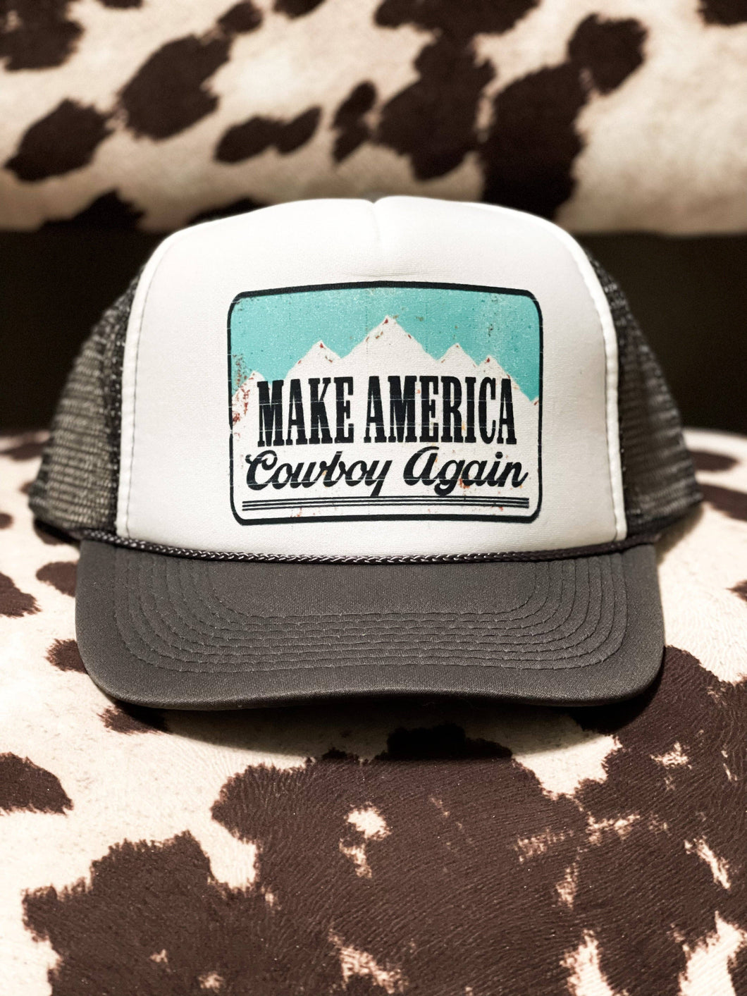 Make America Cowboy Again Trucker
