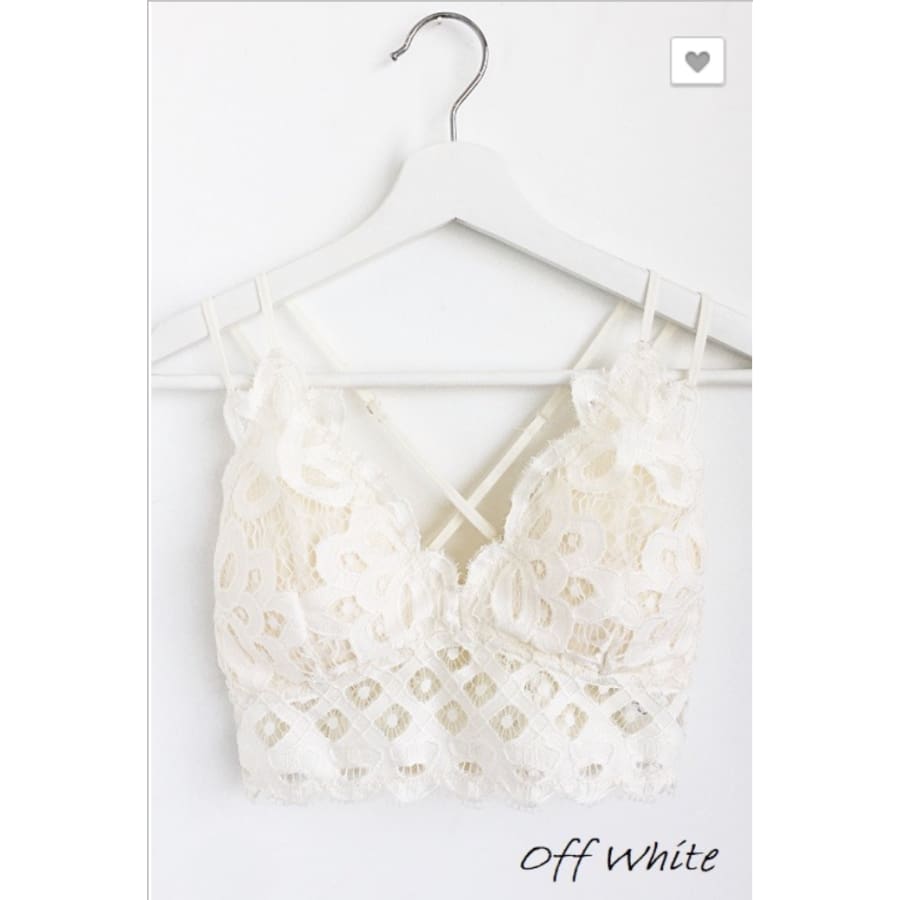 Lace Bralette off white - The GyPsY Barn Boutique