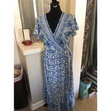 Paisley Blue Dress - The GyPsY Barn Boutique