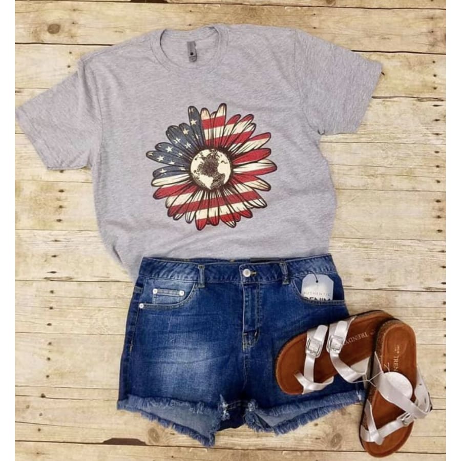 Patriotic Sunflower - The GyPsY Barn Boutique