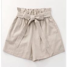 Ribbon Shorts Taupe - The GyPsY Barn Boutique