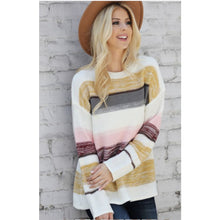 Stripe Knit Sweater - The GyPsY Barn Boutique